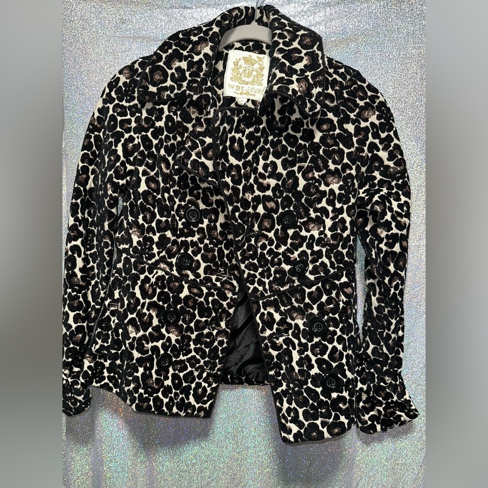 Leopard Pea Coat